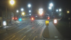 Křižovatka ulic Komenského a Velké Novosady