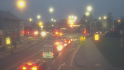 Křižovatka ulic Komenského a Velké Novosady