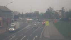 Křižovatka ulic Komenského a Velké Novosady