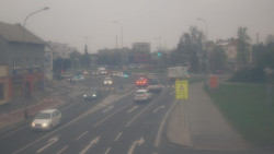 Křižovatka ulic Komenského a Velké Novosady