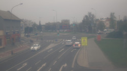 Křižovatka ulic Komenského a Velké Novosady