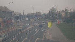 Křižovatka ulic Komenského a Velké Novosady