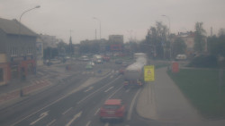 Křižovatka ulic Komenského a Velké Novosady