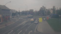 Křižovatka ulic Komenského a Velké Novosady