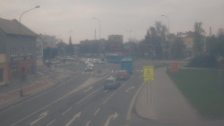 Křižovatka ulic Komenského a Velké Novosady