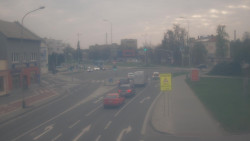 Křižovatka ulic Komenského a Velké Novosady