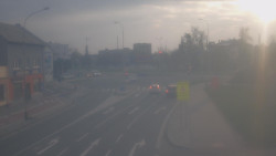 Křižovatka ulic Komenského a Velké Novosady