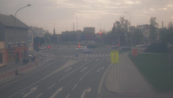 Křižovatka ulic Komenského a Velké Novosady