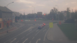 Křižovatka ulic Komenského a Velké Novosady