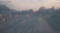 Křižovatka ulic Komenského a Velké Novosady