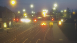 Křižovatka ulic Komenského a Velké Novosady