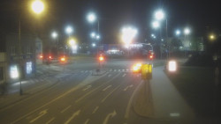 Křižovatka ulic Komenského a Velké Novosady