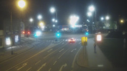 Křižovatka ulic Komenského a Velké Novosady