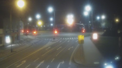 Křižovatka ulic Komenského a Velké Novosady