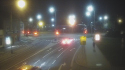 Křižovatka ulic Komenského a Velké Novosady