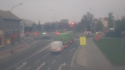 Křižovatka ulic Komenského a Velké Novosady