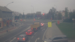 Křižovatka ulic Komenského a Velké Novosady