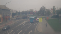 Křižovatka ulic Komenského a Velké Novosady