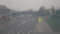 Křižovatka ulic Komenského a Velké Novosady