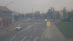 Křižovatka ulic Komenského a Velké Novosady