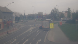 Křižovatka ulic Komenského a Velké Novosady