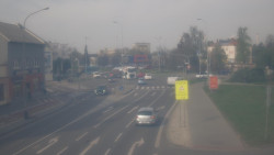 Křižovatka ulic Komenského a Velké Novosady