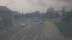 Křižovatka ulic Komenského a Velké Novosady