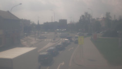 Křižovatka ulic Komenského a Velké Novosady