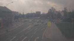 Křižovatka ulic Komenského a Velké Novosady