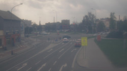 Křižovatka ulic Komenského a Velké Novosady