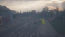 Křižovatka ulic Komenského a Velké Novosady