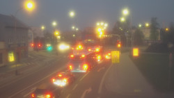 Křižovatka ulic Komenského a Velké Novosady