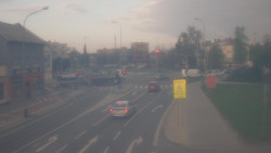 Křižovatka ulic Komenského a Velké Novosady