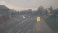 Křižovatka ulic Komenského a Velké Novosady