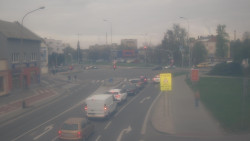 Křižovatka ulic Komenského a Velké Novosady