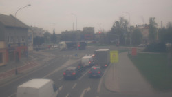 Křižovatka ulic Komenského a Velké Novosady