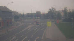 Křižovatka ulic Komenského a Velké Novosady