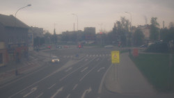 Křižovatka ulic Komenského a Velké Novosady