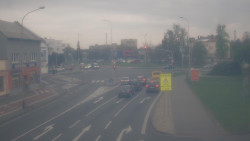 Křižovatka ulic Komenského a Velké Novosady