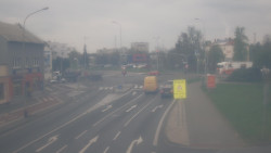 Křižovatka ulic Komenského a Velké Novosady