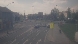 Křižovatka ulic Komenského a Velké Novosady