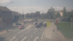 Křižovatka ulic Komenského a Velké Novosady