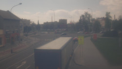 Křižovatka ulic Komenského a Velké Novosady