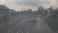 Křižovatka ulic Komenského a Velké Novosady