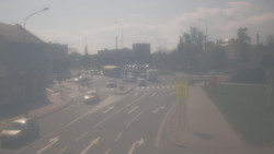 Křižovatka ulic Komenského a Velké Novosady