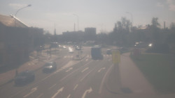 Křižovatka ulic Komenského a Velké Novosady