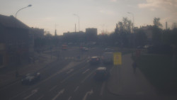 Křižovatka ulic Komenského a Velké Novosady