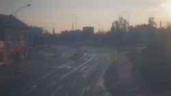 Křižovatka ulic Komenského a Velké Novosady