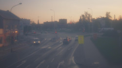 Křižovatka ulic Komenského a Velké Novosady