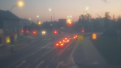 Křižovatka ulic Komenského a Velké Novosady